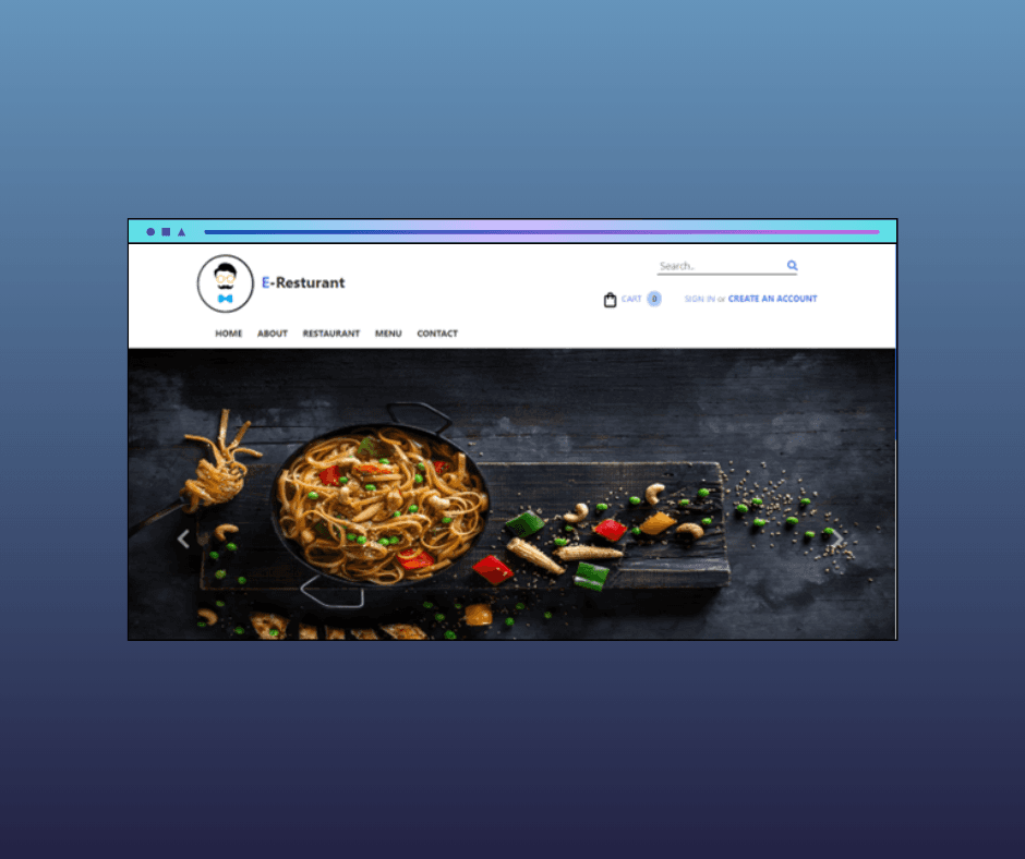 E-Restaurant Website